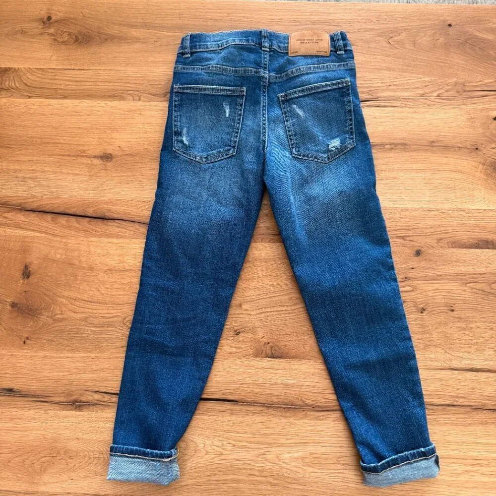 Zara Kids Distressed Blue Jeans